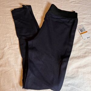 Michael Kors leather trim legging - New Navy (NWT)